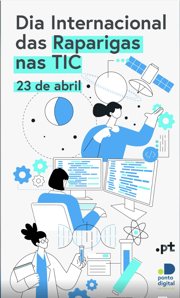 o .PT celebra o Dia Internacional de Raparigas nas TIC