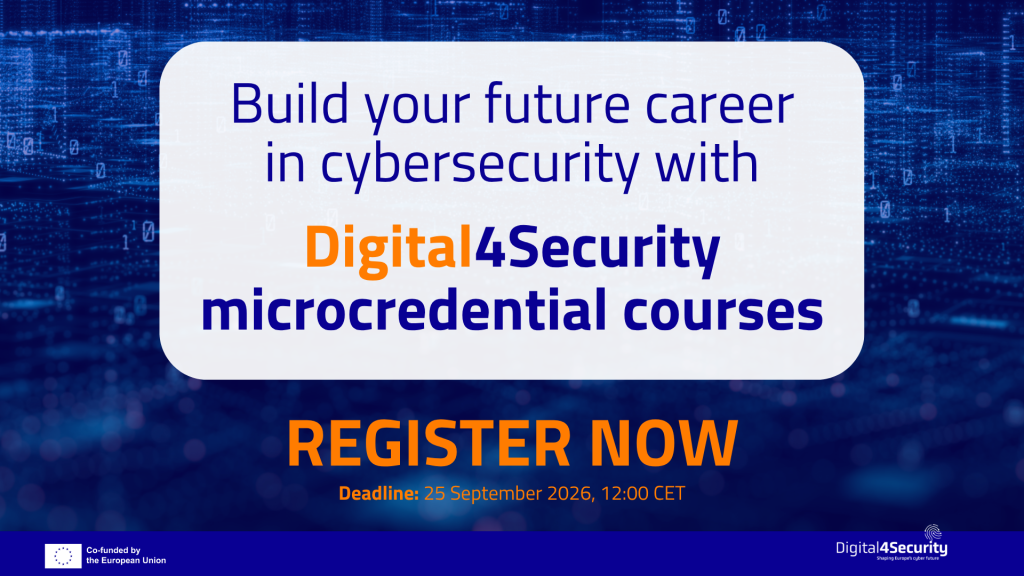 Desenvolva os seus conhecimentos em cibersegurança com os cursos de microcredenciais da Digital4Security